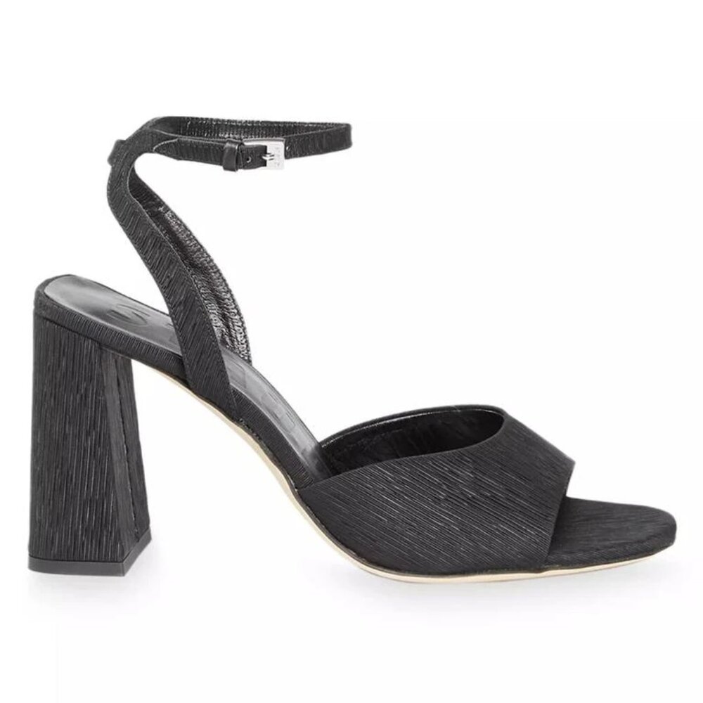 Staud Solange 100MM Block-Heel Sandals in Black, Size 39, New in Box